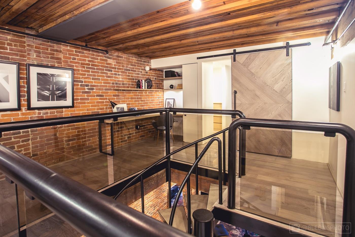 Heritage brick loft renovation